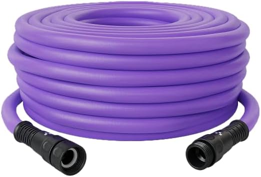 RELAX Expandable Garden Hose 50ft – Lightweight, No-Kink Hose with Anodized Aluminum Couplings & Spray Nozzle. Stylish Water Hose Ideal for Watering Small Garden