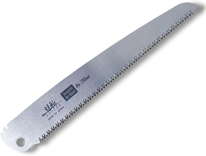 SUIZAN Replacement Blade for Japanese Folding Saw 8.3" Versatile for Wood