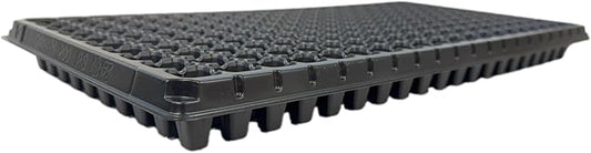 200 Cell Seedling Plastic Nursery Trays, 10 Pack, Thick Durable Germination Plug Trays, 2000 Cells Reusable Plant Propagation