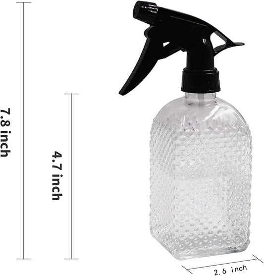 OFFIDIX Glass Plant Mister with Adjustable Nozzle for Indoor Plants and Cleaning