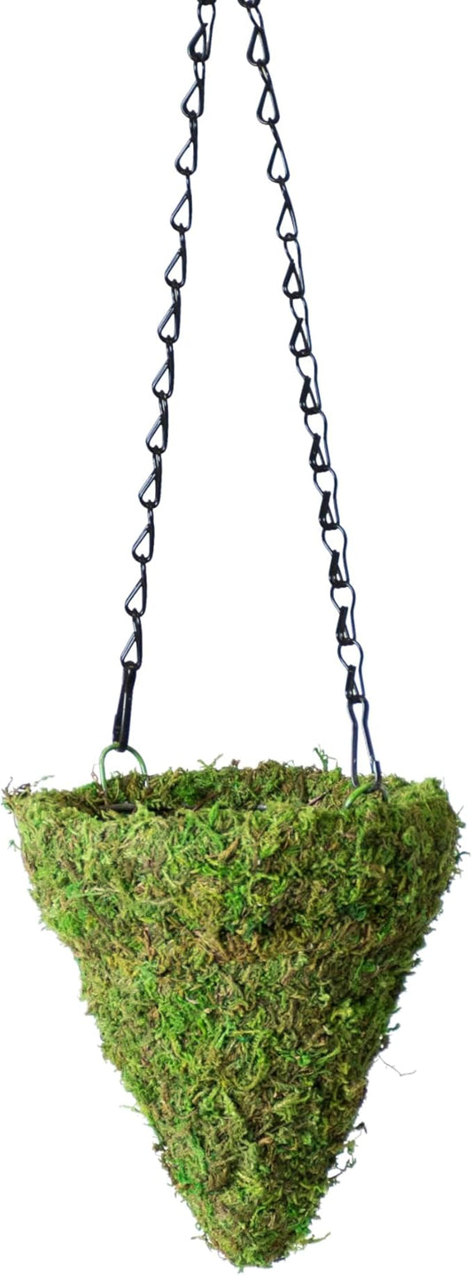 SuperMoss MossWeave (29270) Mini Hanging Basket Set of 4, Fresh Green