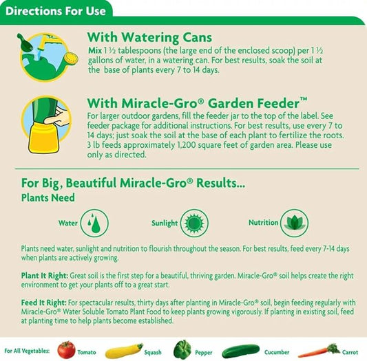 Miracle-Gro Water Soluble Tomato Plant Food
