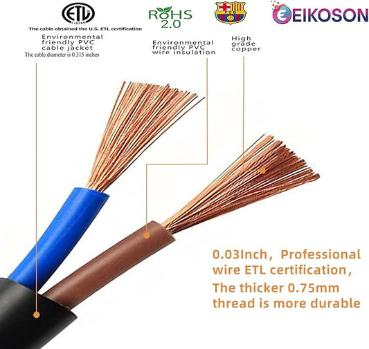 ๐ฐ๐ด๐ญ๐ป LED Outdoor String Lights with ๐ฎ๐ฐ Weatherproof Shatterproof Edison Style ๐ณ๐ฌ๐ซ ๐ฉ๐๐๐๐(2 ๐บ๐๐๐๐)๏ผCommercial Grade Waterproof Hanging Lights for Backyard Porch Balcony Party