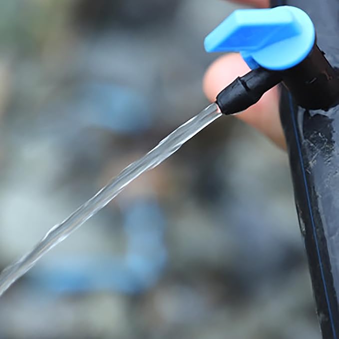 60PCS Drip Irrigation Emitters Garden Flag Irrigation Heads Three Sizes 4L 8L 16L/H Blue Green Black for Trees Shrubs Cooling Dust Reduction Orchards