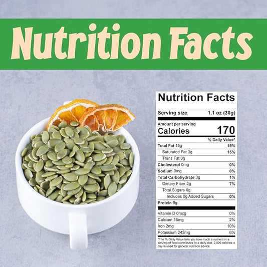 Sincerely Nuts Shelled Pepitas Pumpkin Seeds Salted (5 lb bag) | Delicious Nutrient Dense Low Carb Snack | High in Magnesium & Manganese Minerals |Gluten Free | Kosher |Great for Cooking