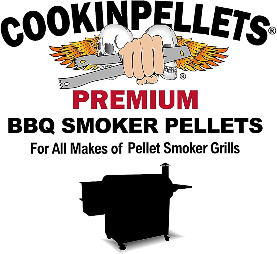 CookinPellets 40 Pound Premium All Natural Black Cherry Hardwood Grill Smoker Wood Cooking Pellets, for BBQ, Meat, and Veggies, Brown