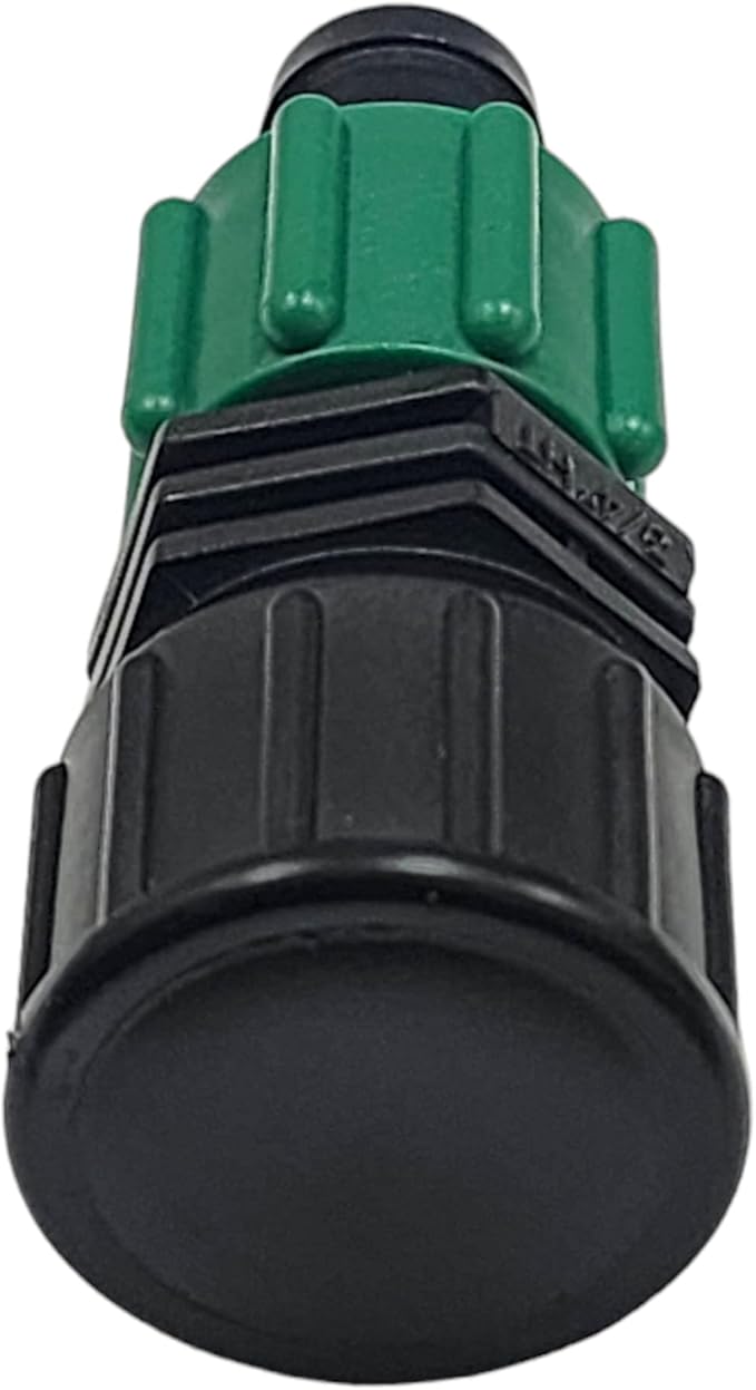 10-PACK USA MADE - PREMIUM Drip Tape Irrigation Tubing End Cap (5/8" or .625" - .645") Universal Perma-Loc Connector Barbed Locking Fitting - Fits All Brands 16mm Drip Tape AG Tubing