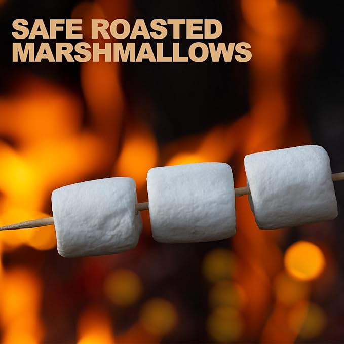 Suclain 1000 Pcs Marshmallow Roasting Sticks 12" Long 5mm Thick, Smores Sticks Bamboo Skewers BBQ Kabob Grilling Barbecue Roasting Camping for Outdoor Fire Pits Campfires