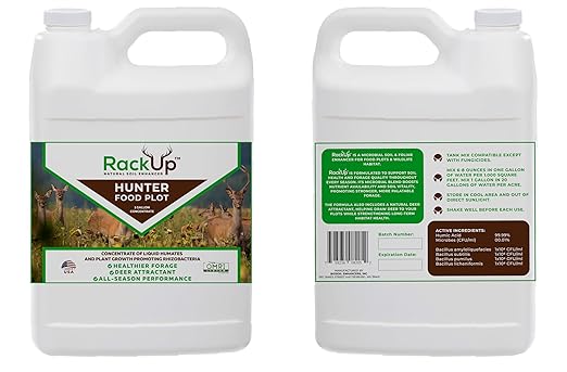 Rack Up Microbial Soil Amendment – Boosts Wildlife Forage, Enhances Soil Health & Promotes Stronger Plant Growth – Made in USA