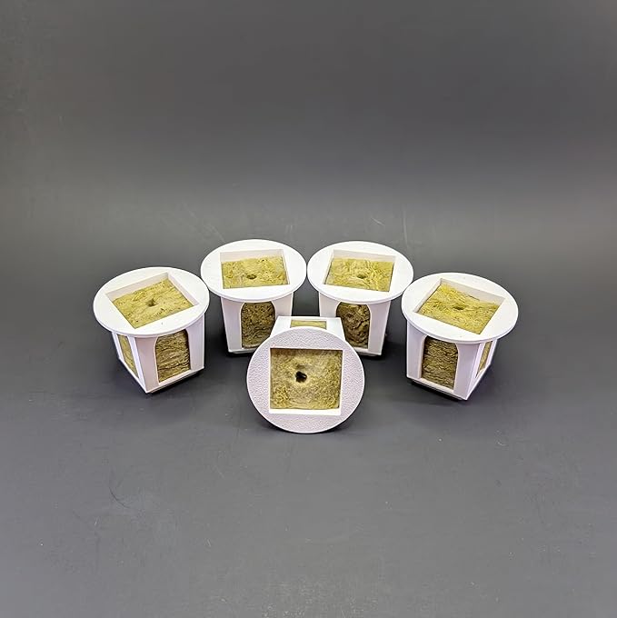 Grow Cubes for Hydroponic System/Compatible with Gardyn (15 Cubes+Rockwool)