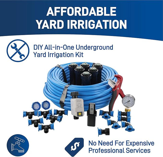 Orbit 50022 Medium-Area 1-Zone All-in-One Automatic Watering System with B-hyve Smart Hose Watering Timer and B-hyve Smart Wi-Fi Hub