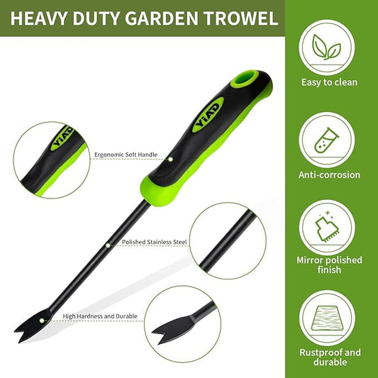Dandelion Weed Puller Tool, Weed Puller Tool with Ergonomic Handle, Garden Weed Remover Tool for Planting, Dandelion Puller Flower and Vegetable Care in Lawn Garden Yard