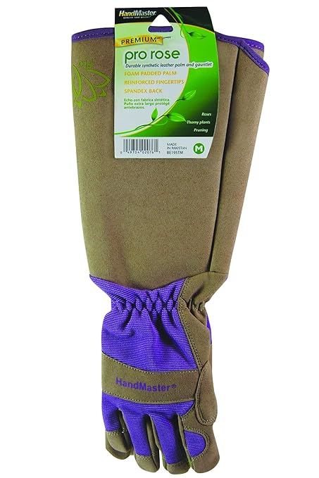 Magid Glove & Safety Professional Rose Pruning Thorn Resistant Gardening Gloves with Long Forearm Protection for Women (BE195TS) - Puncture Resistant, Small (1 Pair)