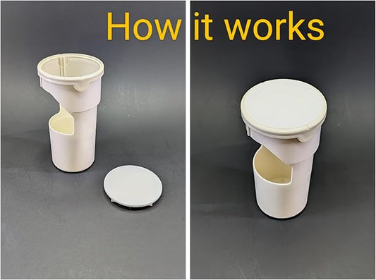 Grow Cubes for Hydroponic System/Compatible with Gardyn (10 Grow Cubes / 10 White caps)