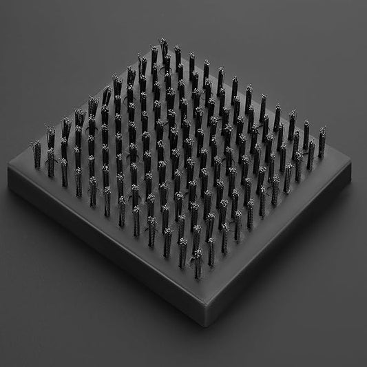 KULUNER Replacement Brush Head for Premium Grill Brush,Scratch-Free Stainless Steel Bristles, Compatible with All Grills (Fits Original Wood Handle with Bottle Opener)