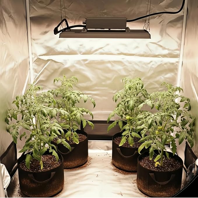 MA1200 Grow Light Full Spectrum, 120 Watt Dimmable Plant Light Panel, LED Grow Light for Seed Starting Vegetables Bloom, Hanging Growing Lamp for 2x2/3x3 Grow Tent