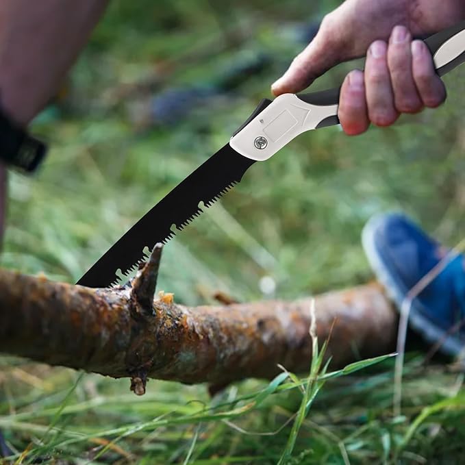 Folding Hand Saw, Garden Pruning Hacksaw Yard Tools,Pruners for Tree Trimming,14" Silky Branch Cutter for Wood Cutting,Camping Saw,Survival Tools