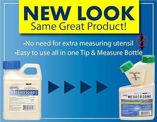 Liquid Harvest Mesotrione - 8oz - Mesotrione Concentrate (Compare to Tenacity) - Pre and Post-Emergent Weed Killer for Lawn and Turf Grasses