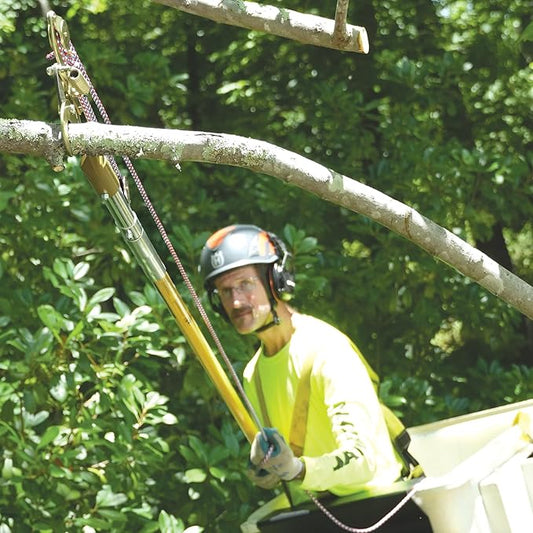 Jameson Big Mouth Double Pulley Pruner Kit with Premium 20 ft Bumpy Pruning Rope - 1.75 inch cut capacity