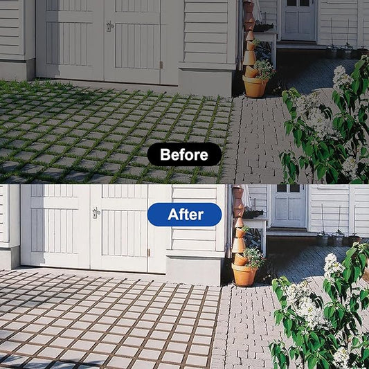 Crack Weeder Tool Long Handle Manual Weeders Crevice Weeding Tool L Shaped Multiple Sharp Blades Efficient Weeding for Narrow Spaces Driveways Sidewalks Paving Stone Gaps