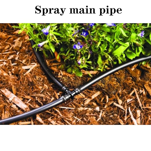 5/16 Dropper Blank Distribution Pipe,50 Foot (15 m) Black Drip Pipe for DIY Garden Irrigation Systems,Drip Lines,Drip Pipes and Drip Irrigation System Parts