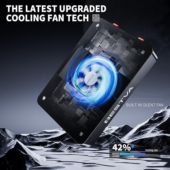 BESTVA DC1000 LED Grow Light, Full Spectrum Grow Lights for Indoor Plants with Veg & Bloom Switches, Quiet Cooling Fan, for Seedling Veg Bloom All Growth Stages