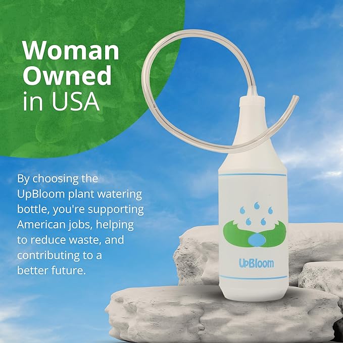 UpBloom - 32 Oz Squeeze Bottle for Hanging Plants, Squirt Bottle/Water Container for Outdoor/Indoor Hanging Plant Made in The USA (Great Alternative for Outdoor/Indoor Watering Can)