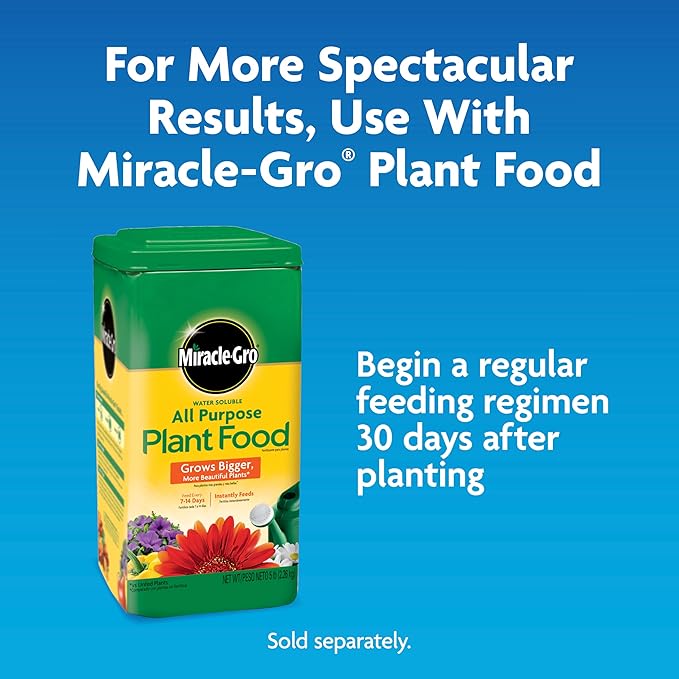 Miracle-Gro Moisture Control Potting Mix, For Container Plants, Protects against Over- and Under-Watering, 8 qt., 2-Pack