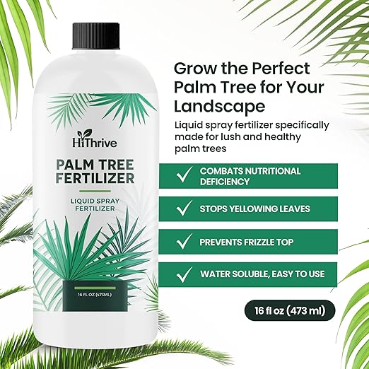Premium 16oz Palm Fertilizer - Lush Growth, Rich in Plant Nutrients, Easy Liquid Application