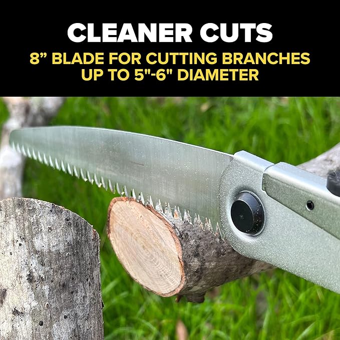 Jameson SB-8TE-FPKG Folding Pruning Saw with Sheath, 8 inch