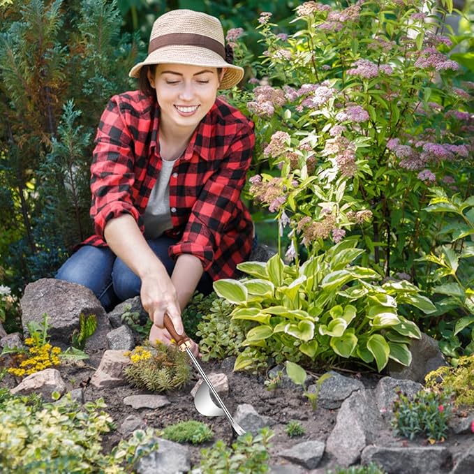 Easy to use Garden Weeding Tool with a Durable Unique Lever Design and V-Shaped Fork for Easy Removal of Weeds and Their Roots(13.58In * 1.13 inches) G-BAR