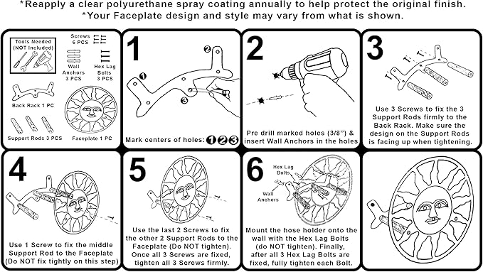 Zeckos Verdigris Octopus Garden Hose Hanger - Cast Iron Decorative Wall-Mounted Holder - 12-Inch Diameter - Stylish Outdoor Decor for 125 ft Capacity