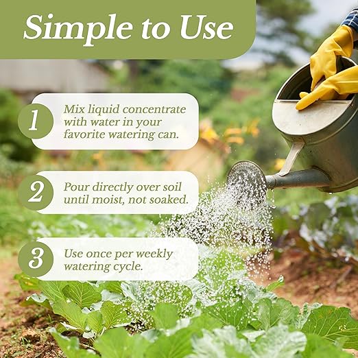 LEAVES AND SOUL Professional Liquid Pepper Fertilizer | 5-1-5 Concentrate, Liquid Plant Fertilizer for Garden, Healthy Produce, Good Harvest, Multi-Purpose Blend & Gardening Supplies | 8 oz