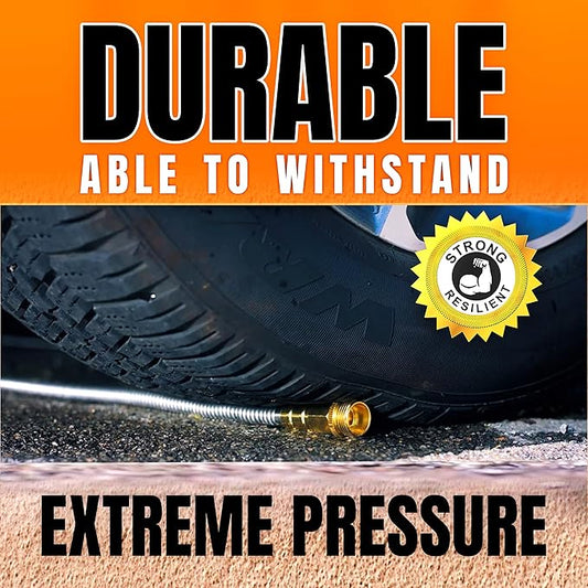 Tardigrade Metal Garden Hose 50 FT, Heavy Duty 304 Stainless Steel Water Hoses, Unmatched Durability, Flexible, No Kink & Tangle, Lightweight, Pet & Rust Proof for Outdoor Lawn Yard