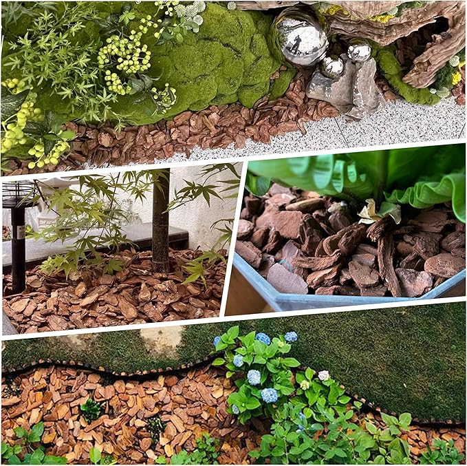 29 Quart Organic Big Size Orchid Bark for Plants, Root Development of Orchid Plants and Garden Soil Amendment