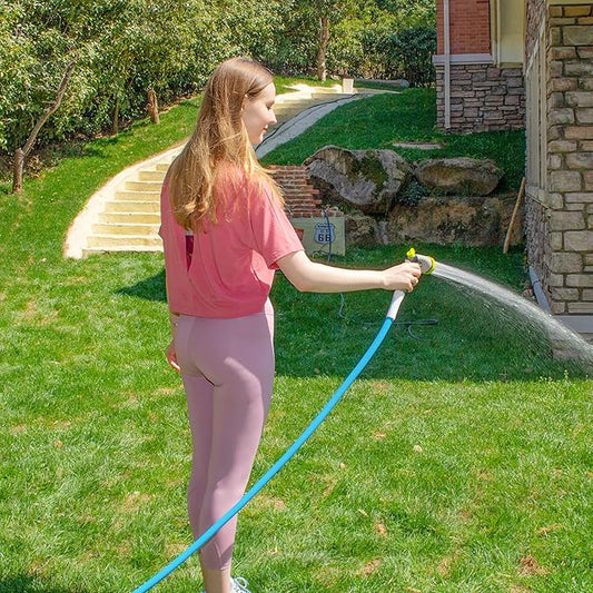 Fevone Garden Leader Hose 5 ft., Lightweight Hybrid Water Hose, Flexible and Durable, Leak-Free Connections