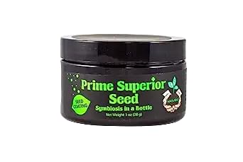 Seed (0.05 oz) – Plant inoculant & Growth Stimulant Powder. Safe for Family, Pets, & Environment. Organic Compliant for Vegetable Gardens, lawns, & House Plants. Indoor & Outdoor use.