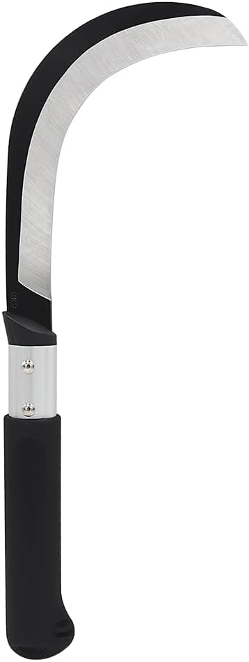 Zenport K310 Brush Clearing Sickle with 9-Inch Carbon Steel Blade and 9-Inch Aluminum Handle - Gardening/Landscaping Hand Sickle with Grip