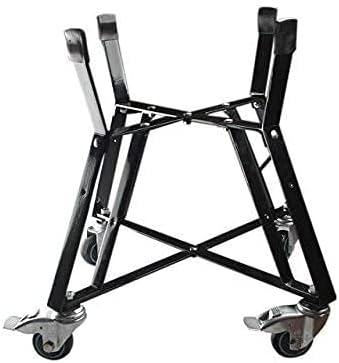 Dracarys Rolling Cart for Big Green Egg Accessories Rolling Nest with Heavy Duty Locking Caster Wheels Powder Coated Steel Rolling Outdoor Cart for Large Big Green Egg Kamado Joe Grill Stand