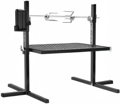 Onlyfire Adjustable Outdoor Camping Rotisserie Grill System and Spit Kit with Portable DC 3V Motor and 29 Inch Hexagon Spit Rod