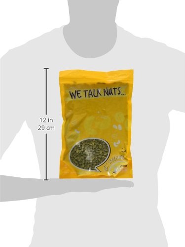 Dry Roasted Pepitas/Pumpkin Seeds with Himalayan Salt (1 Lb.) - Roasted to Perfection in Small Batches for Added Freshness - Vegan & Keto Friendly - Farm Fresh Nuts Brand