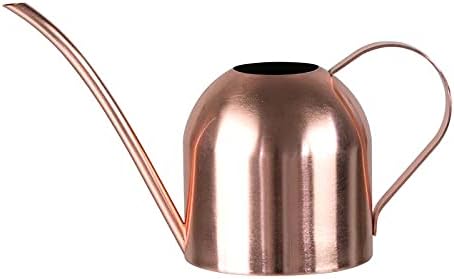 Stainless Steel Water Can for Indoor Plants and Garden (Rose Gold 50 oz)