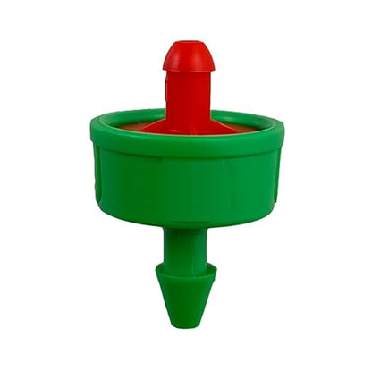 (50-Pack) - 4 Gallons Per Hour No-Drain Pressure Compensating Drip Emitters - Premium Drippers for Drip Irrigation 0.7-4.0 BAR (Works with Netafim, Rainbird, Raindrip etc.) (No-Drain 4 GPH, 50)