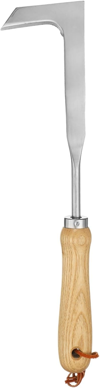 HARFINGTON Hand Weeder 13 x 7.7 Stainless Steel - Garden Trowel with Ergonomic Handle