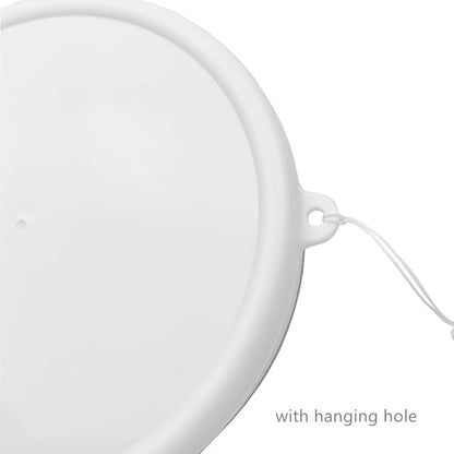 CARTINTS Silicone Collapsible Food Storage Containers with Lids Collapsible Containers Ideal for Travel and Camping, Hiking,32oz/950ml (Grey)