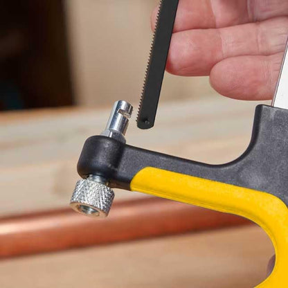 6in. Pro Bi-Metal HSS Mini Hacksaw Replacement Blades, Fine Finish Cut Hacksaw Blade Set 24 TPI 10 pk