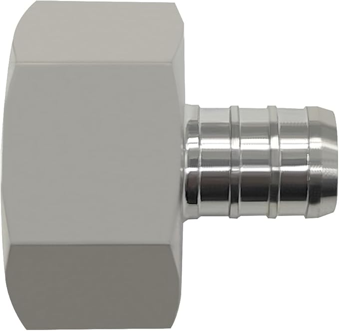 beduan 304 Stainless Steel PEX Garden Hose 1/2" PEX Barb to 3/4" GHT Female Connector Adapter Fitting for Irrigation Watering Outdoor Garden Water