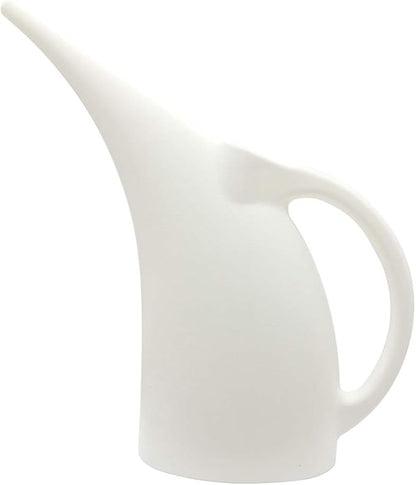 Plastic Watering Can for Plant Garden - 1/2 Gallon - White