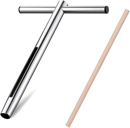 Soil Sample Probe 12 Inch with T Handle, Soil Sampler Tool, Soil Test Kit, Soil Probe for Soil Sampling Plant Care Lawn Garden Farm