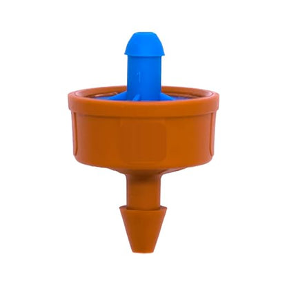 (50-Pack) - .5 Gallons Per Hour Pressure Compensating Drip Emitters on Barb - Premium Drippers for Drip Irrigation (Works with Netafim, Rainbird, Raindrip etc.) (Standard .5 GPH, 50)